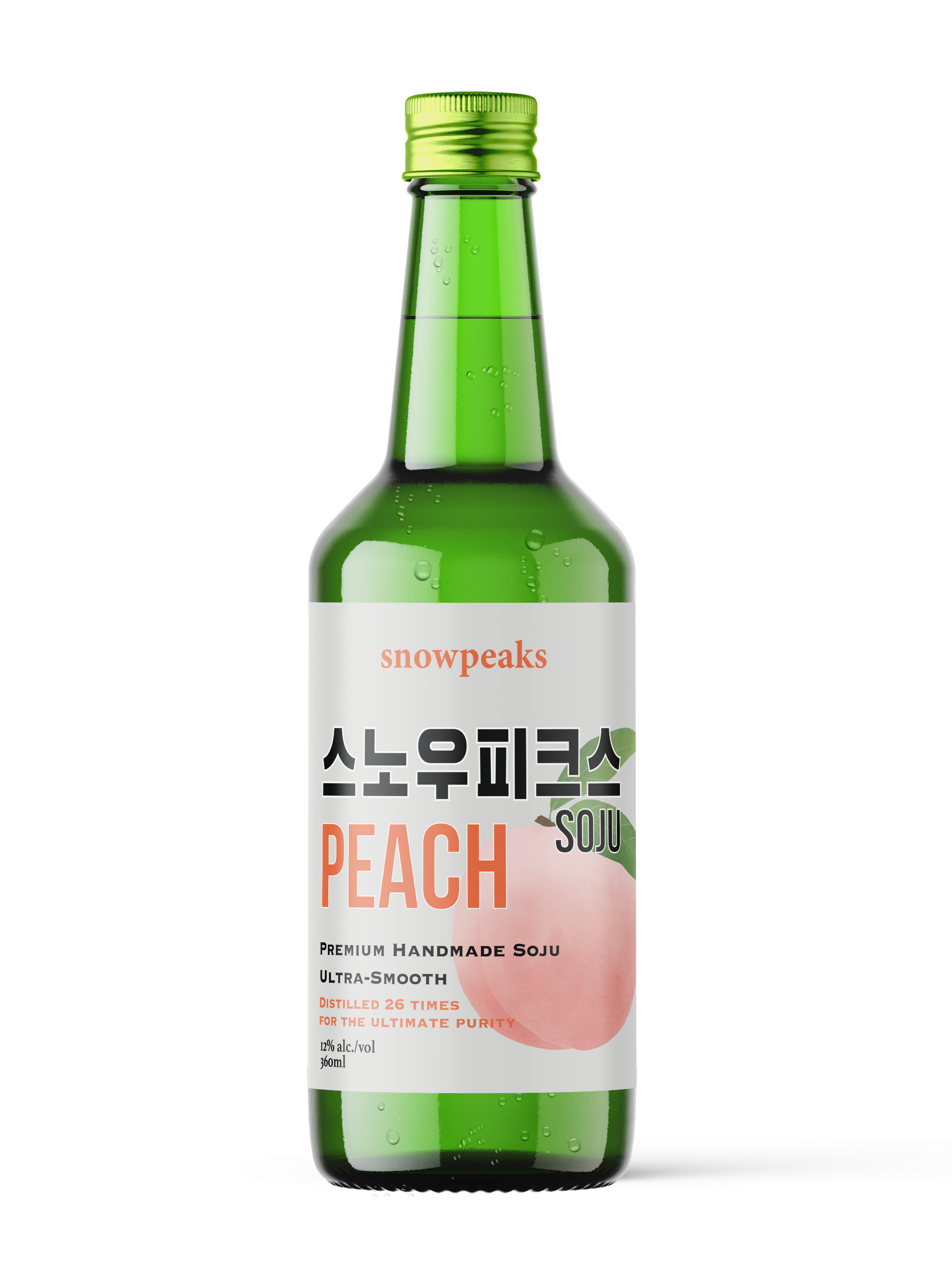 Peach Soju - 12 pack